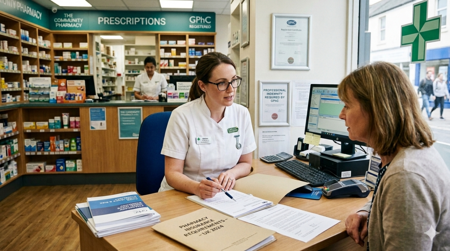Pharmacy Insurance Requirements in the UK