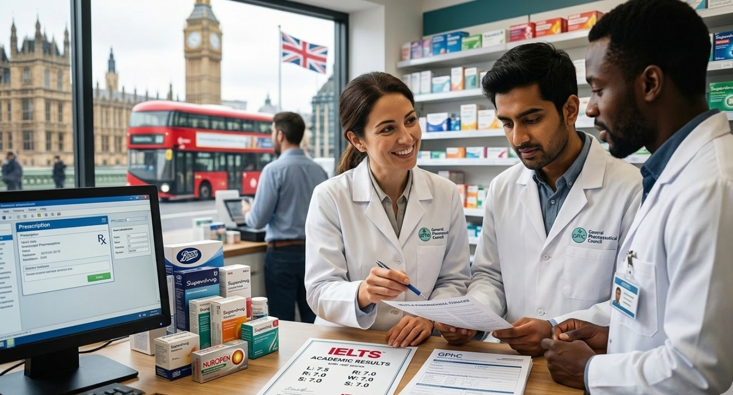 IELTS and English Language Requirements for Pharmacists in the UK